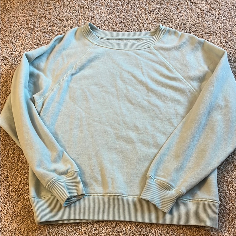 American Eagle Outfitters Blue Crew Neck Sweater